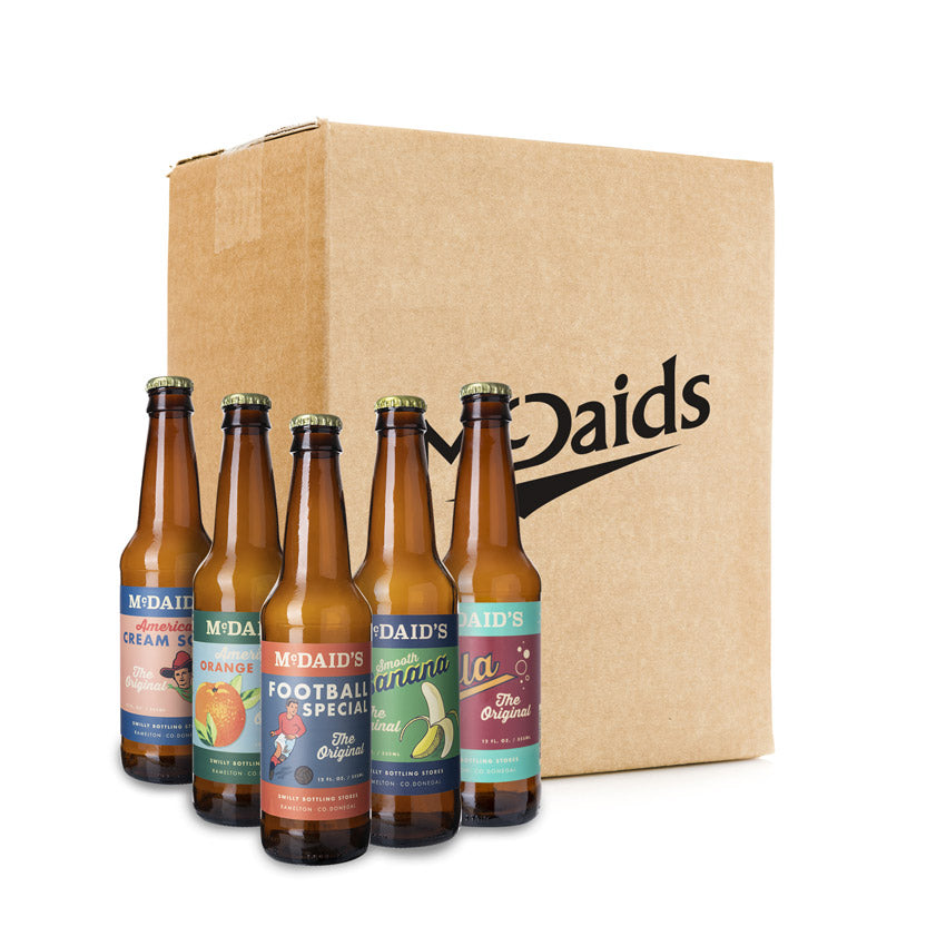 Mc Daids Retro Mixed Case 12X 355ml Glass Bottle